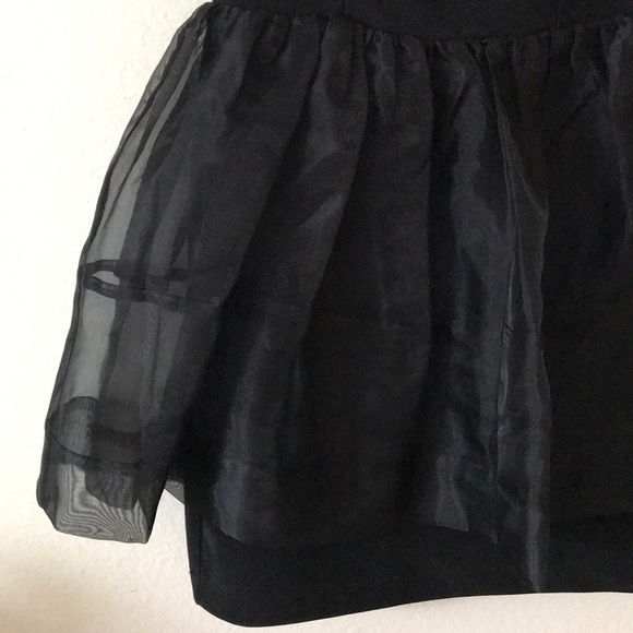 Windsor Black Semi-Sheer Poofy Dress - Picture 4 of 8